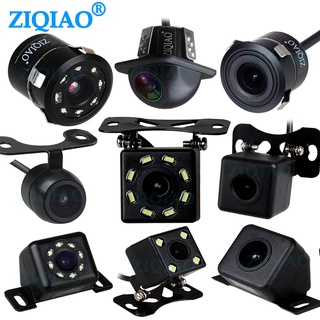 ZIQIAO Car Rear View Camera Universal Waterproof Night Vision HD Auto Reverse Parking Backup Camera