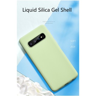 Samsung S10 S10pro Silica Gel Shell Protective Sheath S10Plus Liquid Silica Gel Mobile Phones Shell