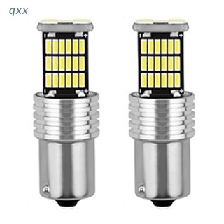 QX 2x 45smd 1156 7440 4014 LED Turn Signal Back Up Reverse Lamps Tail Brake Lights