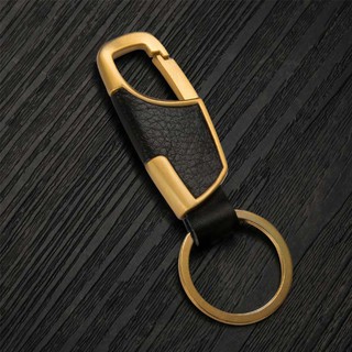 1pcs Men Fashion Keychain Leather Car Key Chain Ring Holder