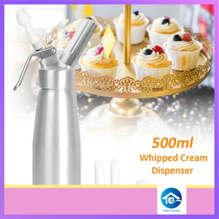 ✅500ml Whipped Cream Dispenser Professional Stainless Steel Leak Resistant Cream Whipper Fancy Desserts Maker