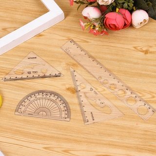 Oumi ruler 20cm Four sets of ruler for examination