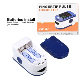 LK87 Finger clip oximeter blood oxygen saturation heart rate pulse detector oximeter Fingertip Home (9)