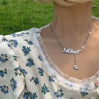 （in stock）Fashion Women Necklace Lilghost Pendant Jewelry Cute Pendant for Birthday Gifts Ferfect