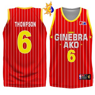 GINEBRA pba jersey full sublimation high quality spandex basketball jersey