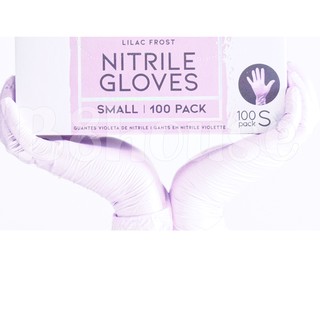 Disposable Nitrile Lilac Light Purple Pastel Medical Gloves Pair Of 1pair