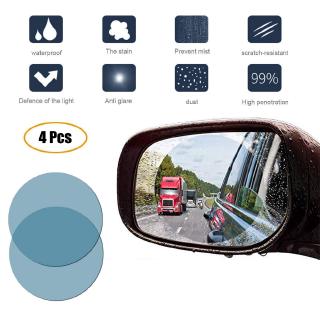 2pcs Waterproof Rainproof Anti Fog Film For Car SUV Motorbike Rearview Mirror