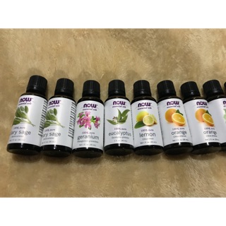 Now 100% Pure Essential Oils 1oz 30ml Sealed
