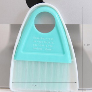 Portable Mini Desktop Sweep Cleaning Brush Small Broom Dustpan Set Home Office Car Accessories (3)