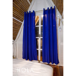 HOLA - Plain Curtains- GREEN | BLUE | PURPLE - Single Panel (1)