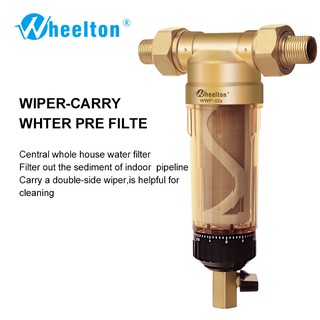 Whole House Water Filter 40 Microns Precision Filtration Mesh, Household Filter for Municipal Tap Water Indoor & Outdoor Water Purifier， Wheelton Water filter，Prefilter Filter Mesh，Replaceable filter