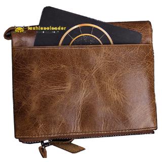 Fashion Genuine Leather Men Male Wallet Purse Small Wallets (6)