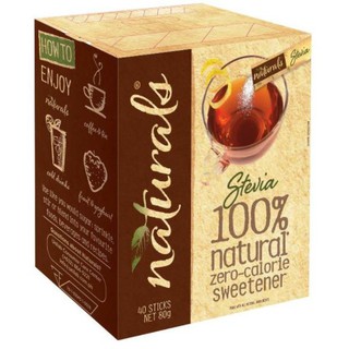 (EQUAL) Naturals Stevia Zero Calorie Sweetener 40 Sticks