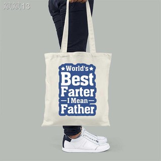 Tote Bags◕♦◄Newyork Army Canvas "World's Best Dad" Statement Tote Shopping Bag