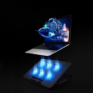 (K) Sofia 12-18 inch Laptop Cooling Pad with 2 USB Ports and 6 Cooling Fan