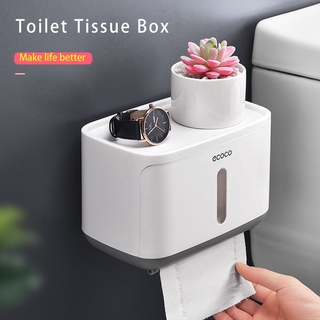 Bathroom Toilet Paper Holder Waterproof Wall Mounted for Toilet Paper (2)