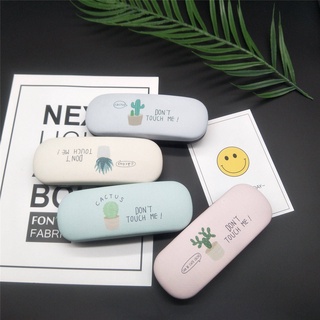 glasses case spectacle case Glasses case simple ins women's hipster cactus green plant Series anti-pressure anti-fall