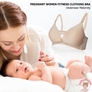 ☆READY☆ Front Button Breastfeeding Bra Pregnant Women Maternity Nursing Underwear