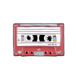 COD Cartoon tape Brooch Christmas Music CD Brooch (8)