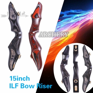 15 Inch ILF Recurve Bow Riser High-density technical wood Bow Target Practice.