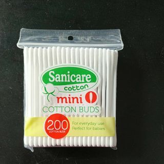 Sanicare mini cotton buds for babies 200 tips baby cotton buds small cotton buds
