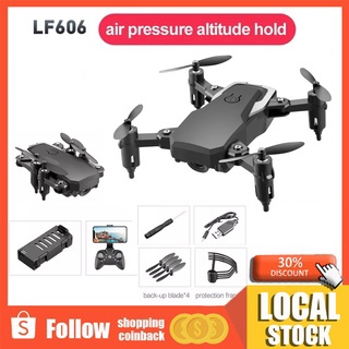 LF606 Mini Drone HD 4K Foldable Wifi FPV 2.4GHz 6-Axis RC 4 Channels Headless M for Kids Beginner