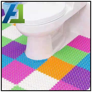 A1 Drain Holes Non-Slip Bathroom Toilet Kitchen Shower Mat 25x25cm-Z312