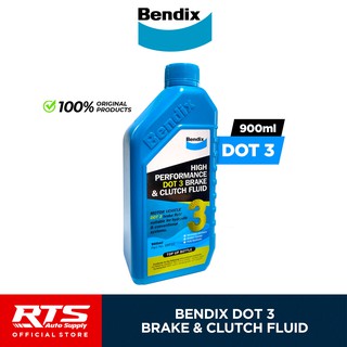 Bendix High Performance DOT-3 (DOT3) Brake Fluid 900ml