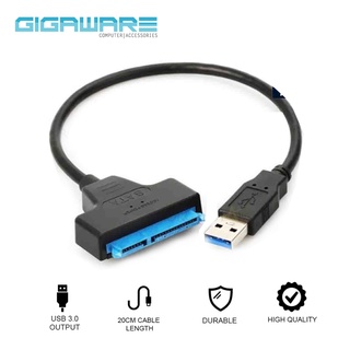 Gigaware USB 3.0 to SATA7+15pin Hard Disk Cable Converter 2.5 Inches SSD Hard Disk