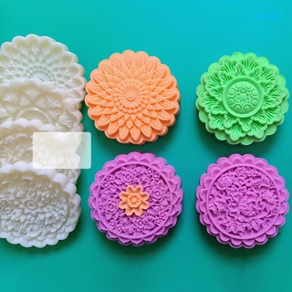 cozy Plastic Mooncake Mold 150g Flower Stamp Cookie Cutter Mould DIY Baking Accessories Mid-Autumn Festival