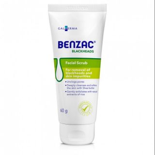 Benzac Blackheads facial scrub 60g (1)