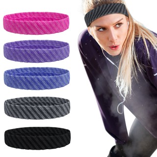 Headbands for Men and Women, Sweatband & Sports Headband Moisture Wicking Workout Sweatbands for Running, Cross Training, Yoga
