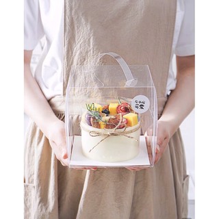 Transparent Treat boxes for two to eight inch cakes (1)