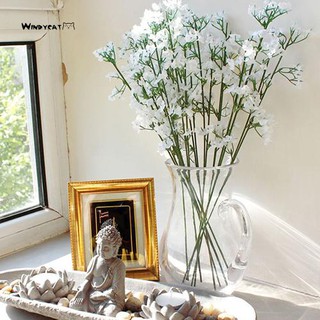 COD 2 Branches Artificial Gypsophila Flower Wedding Home Room Decor (1)