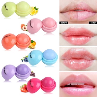 6 color Round Ball Natural Plant Organic Ball Lip Balm Modified Lip Gloss Ball Lipstick Moisturizing Round Ball Lip Balm