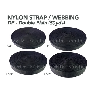 NYLON STRAP / WEBBING - Double Plain 50yards