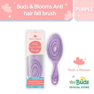 stock Buds & Blooms Anti Hairfall Brush - Lavander Purple