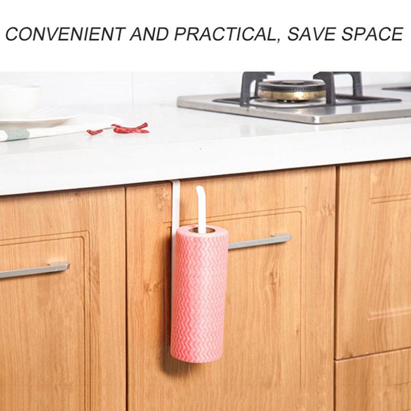【Beeu】 Kitchen Tissue Holder Hanging Bathroom Roll Paper Holder Towel Rack (4)