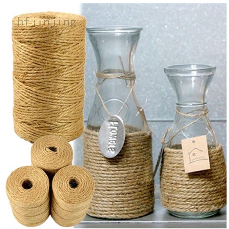 Twine 2mm Chic Hemp Rope Macrame Twisted Cord for DIY Crafts Garden Decor 1pc (1)