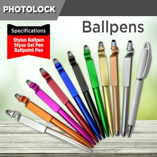(5pcs) 3in1 multi-function stylus ballpen /Cellphone Stand / Touch screen NB pen (Black ink)