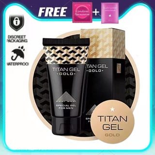 100% Original Titan Gel Gold Authentic with free manual， Lubricant for men Invigorating yang