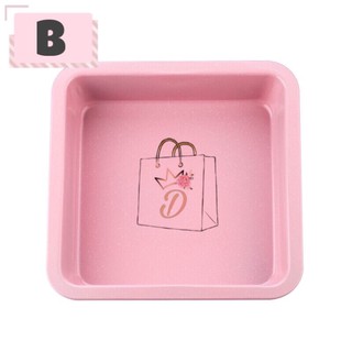 MHN Non-Stick Baking Pan Tray Muffin Loaf Cake Brownie Pizza PINK GOLD BLACK Moulder (4)