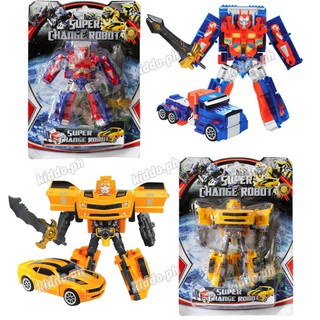 Transformers The Ultimate Knight Super Change Robot Bumble Bee Optimus Prime Action Figure Transform