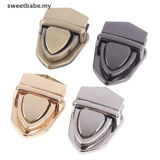 【sweetbabe】 1Pcs Turn Locks Twist Lock DIY Metal Clasp Handbag Shoulder Bag Accessories [MY]