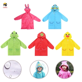 Kids Rain Coat Animal Style Children Waterproof Raincoat Rainwear Unisex Cartoon Kids Raincoats