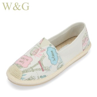 W&G Korean fashion Embroidered Canvas Shoes Casual Shoes Sports Shoes