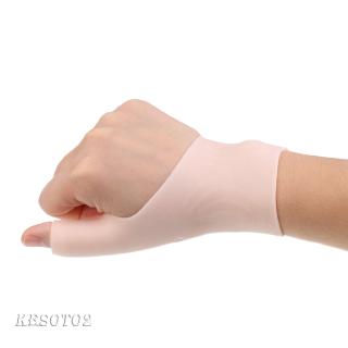 [KESOTO2] Right Left Hand Silicone Gel Thumb Wrist Support Glove Arthritis Wrap Brace