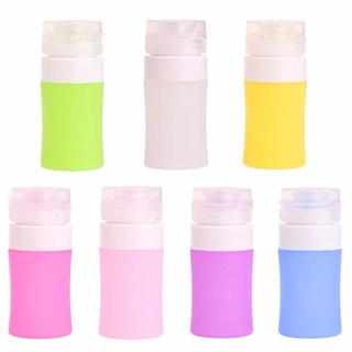 Kitchenware❂⊙XIPIN Refillable Silicone Travel Bottle Lotion Shampoo Containers 38ml
