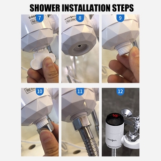 [Ready STOCK】 Insant Heating Connection Electric Hot Water Faucet To Quickly Heat The Bathroom and Kichen Small Kichen Treasure Shower Water Heater Free (4)