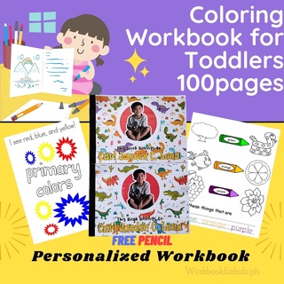 Personalized Coloring Activity Workbook for Kids